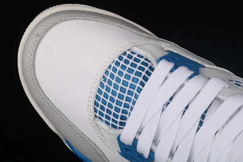 All categories Air Jordan Jordan series basketball shoes Air Jordan 4 G version Air Jordan 4 Retro "Military Blue" AJ4 Joe 4 white blue 308497-105